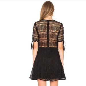 WOMEN’S TULAROSA EDEN BRODERIE EYELET BLACK STUNNING LBD LITTLE BLACK‎ DRESS